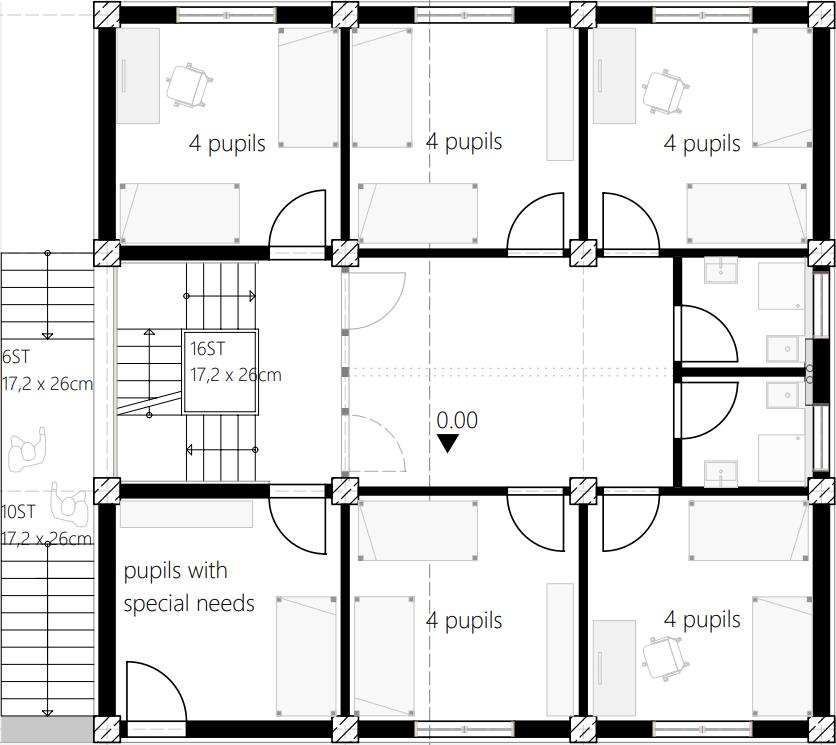 Sketch of ground floor